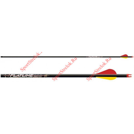 Стрелы Easton CARBON FLATLINE 340 MICROLITE NOCK AND INSERT 2"BLAZER VANES 12/PK