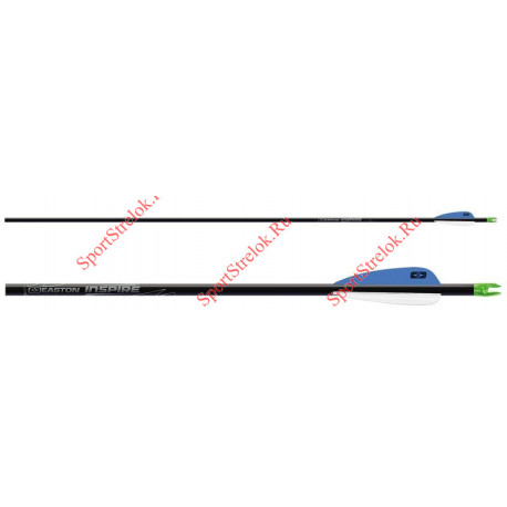 Стрелы Easton CARBON INSPIRE 900 WITH 2.3" VANES,GLUED POINT 28.50"LONG 12/BULK